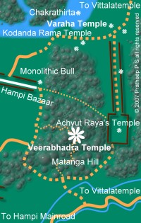 Veerabhadra temple location map