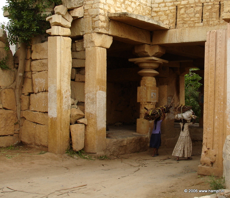 One of the few gateways to the fortified Anegondi village.