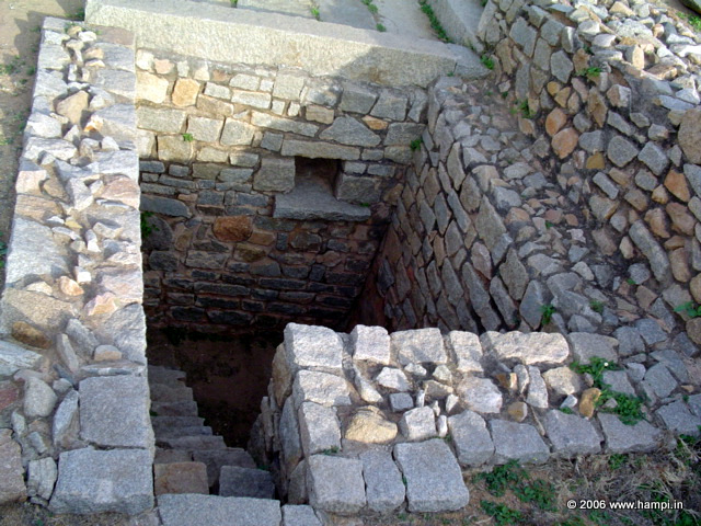 Entry to the underground chamber located in the Royal Enclosure