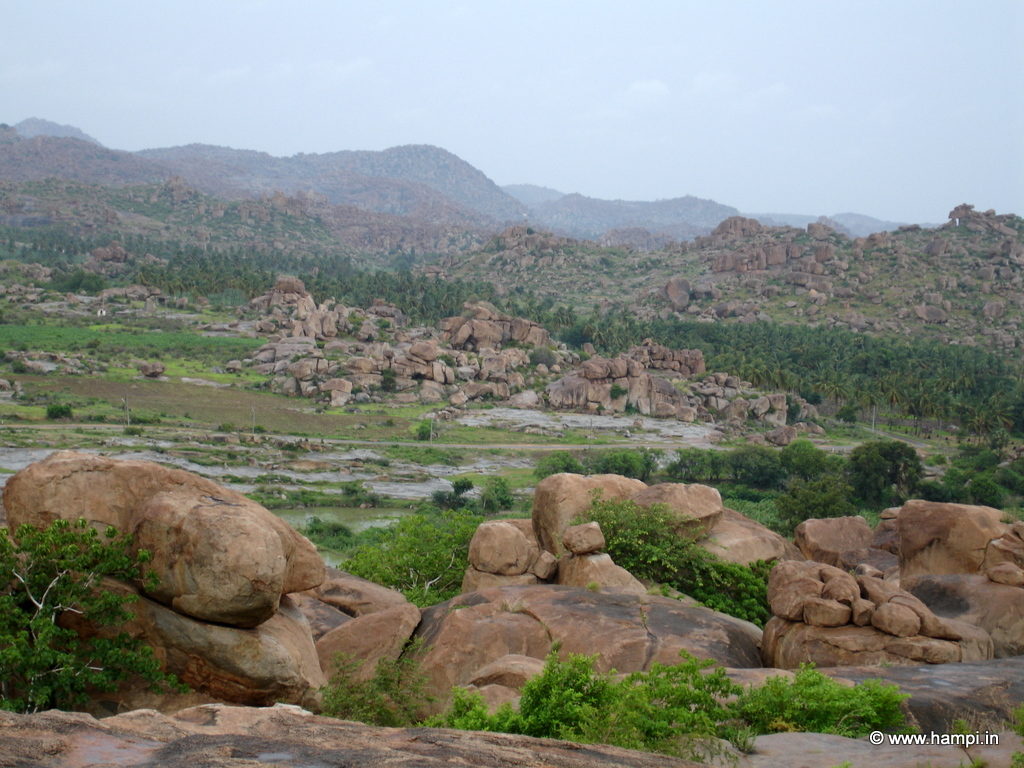 View from Malayavanta Raghunatha Temple 