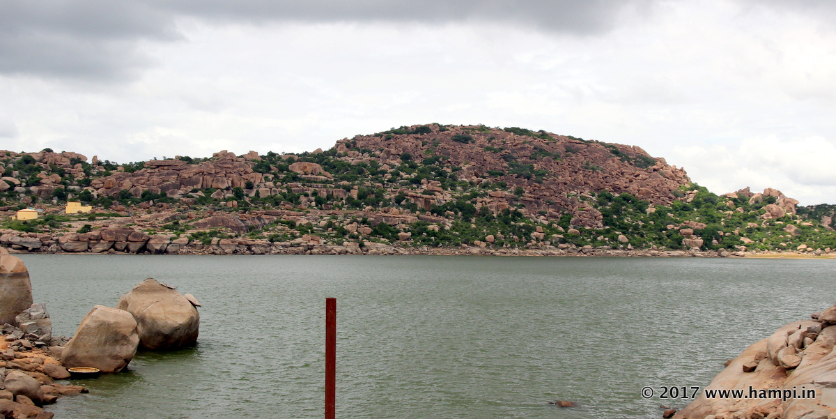 The Sanapur lake is popular day trip location from Hampi. 